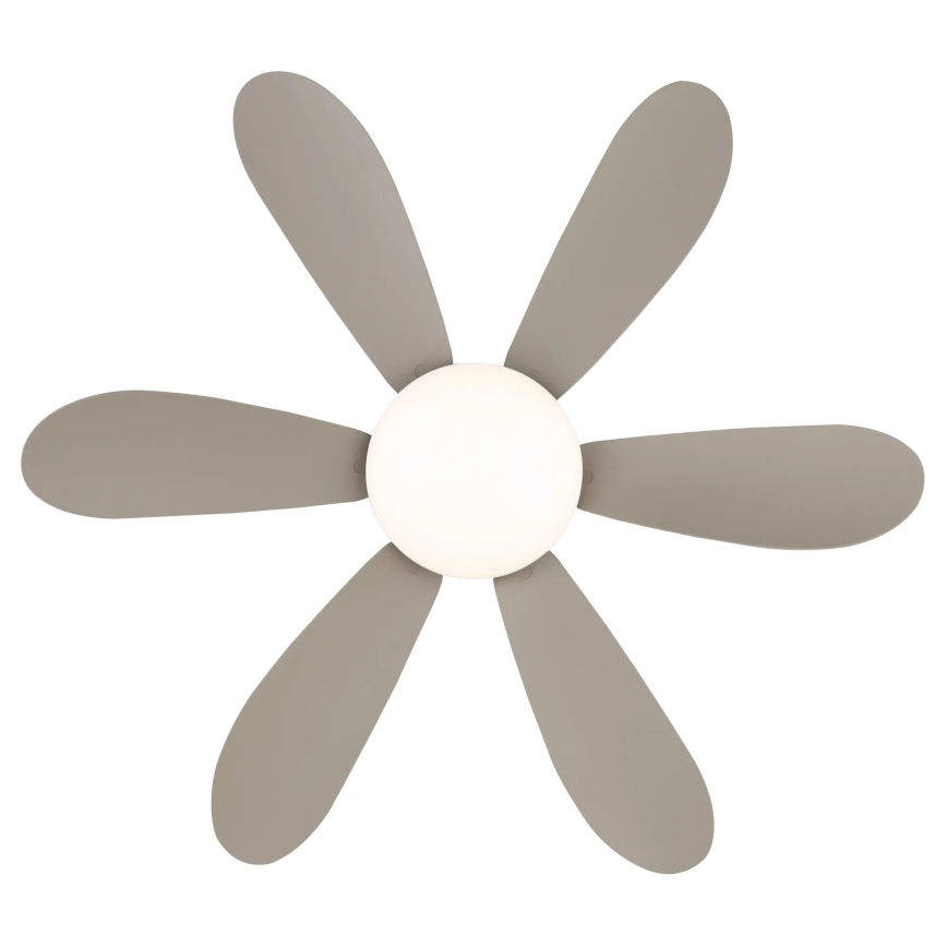 Globo - LED zatemnljiv stropni ventilator LED/5W/230V 2700-6500K bež + daljinski upravljalnik