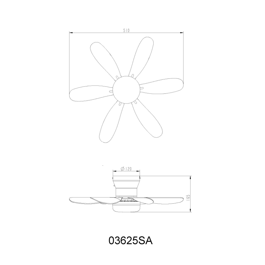 Globo - LED zatemnljiv stropni ventilator LED/5W/230V 2700-6500K bež + daljinski upravljalnik