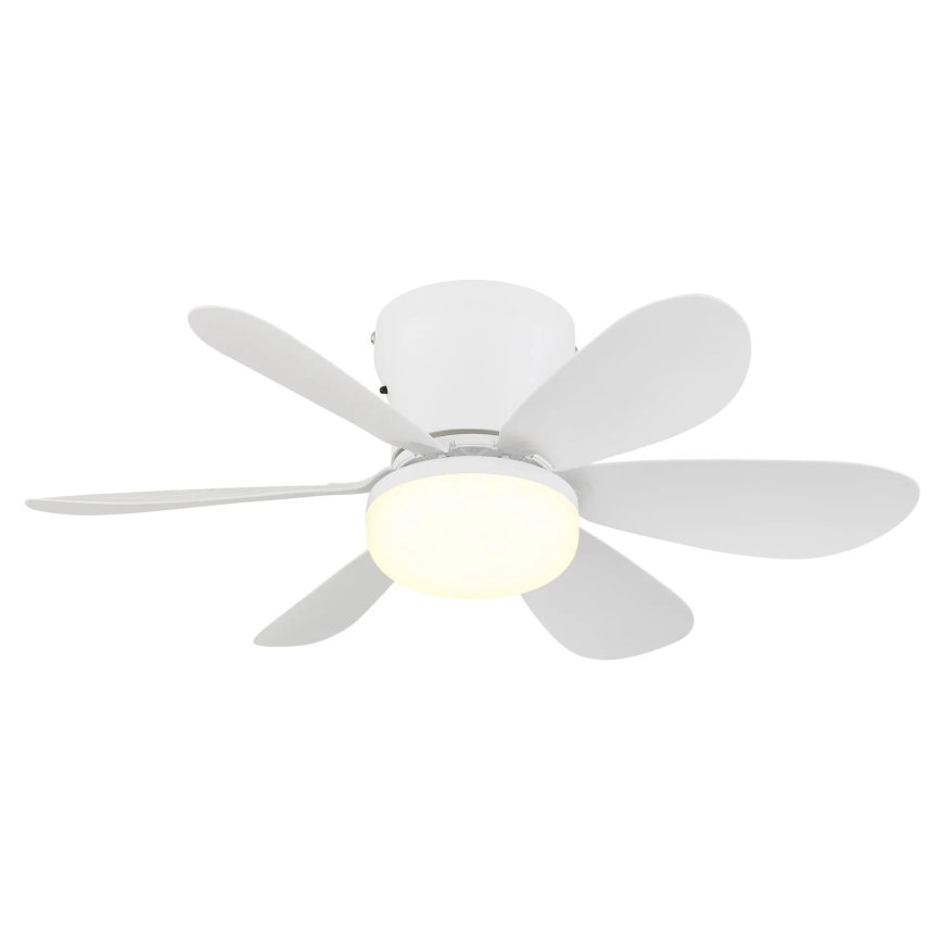 Globo - zatemnjevalni LED stropni ventilator LED/5W/230V 2700-6500K bel + daljinski upravljalnik