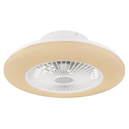 Globo 03628 - LED Zatemnitvena stropna svetilka z ventilatorjem LED/30W/230V + Daljinski upravljalnik