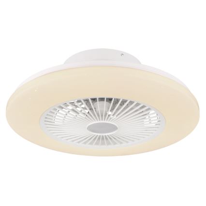 Globo 03628 - LED Zatemnitvena stropna svetilka z ventilatorjem LED/30W/230V + Daljinski upravljalnik