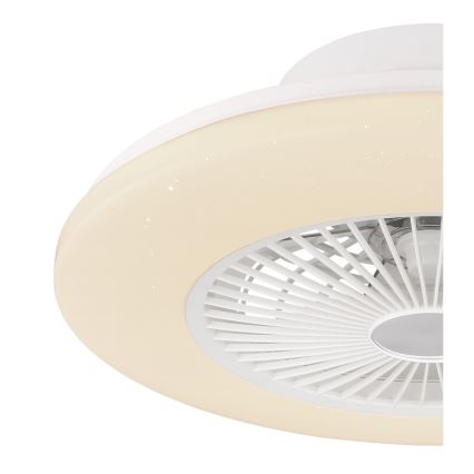 Globo 03628 - LED Zatemnitvena stropna svetilka z ventilatorjem LED/30W/230V + Daljinski upravljalnik