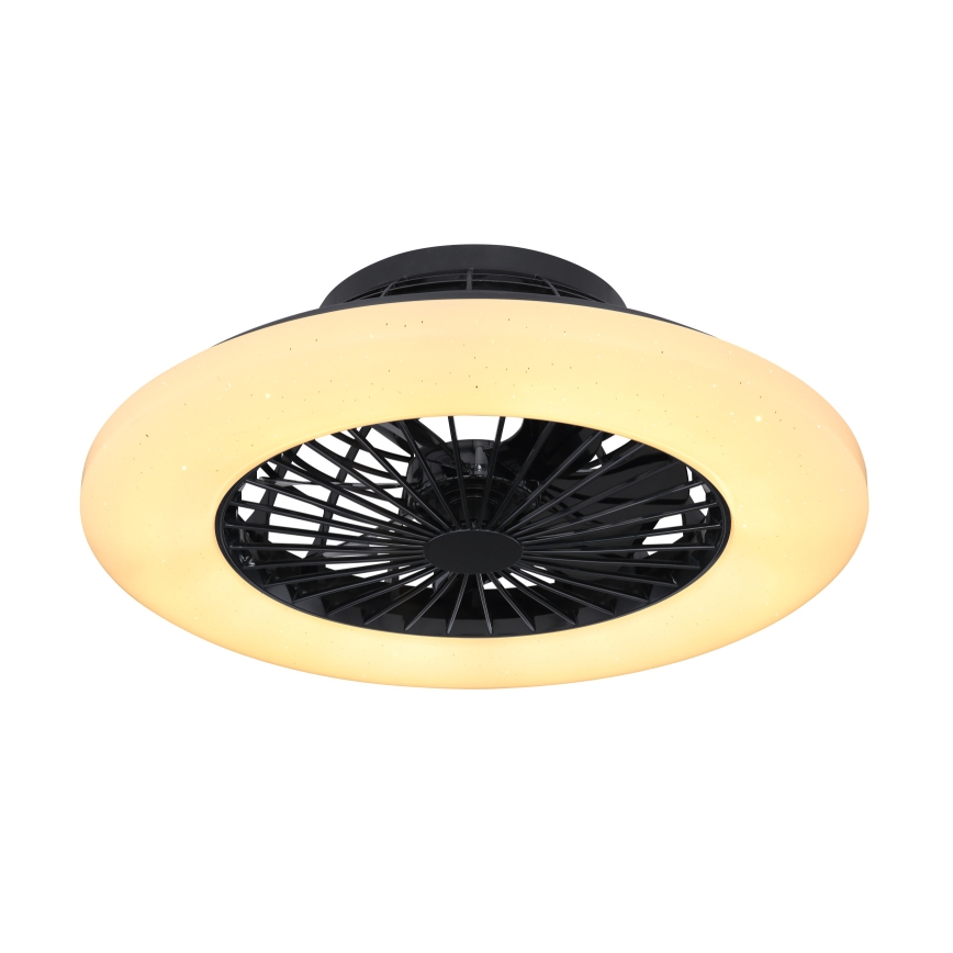 Globo 03628B - LED Zatemnitvena stropna svetilka z ventilatorjem LED/30W/230V + Daljinski upravljalnik