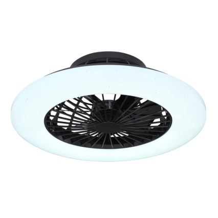 Globo 03628B - LED Zatemnitvena stropna svetilka z ventilatorjem LED/30W/230V + Daljinski upravljalnik