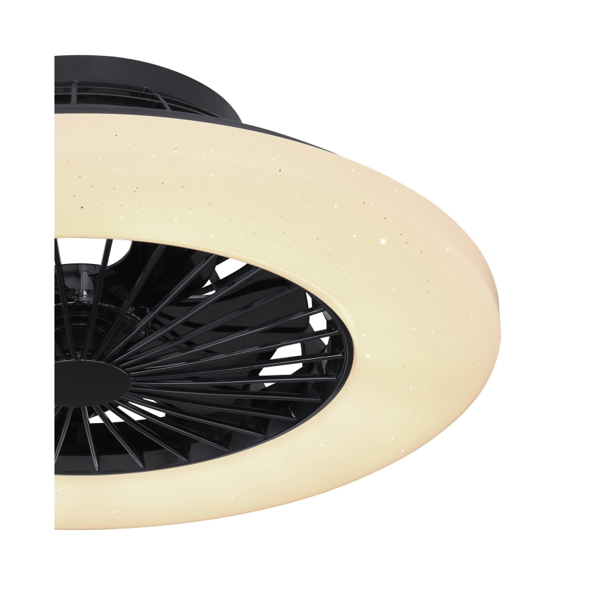 Globo 03628B - LED Zatemnitvena stropna svetilka z ventilatorjem LED/30W/230V + Daljinski upravljalnik