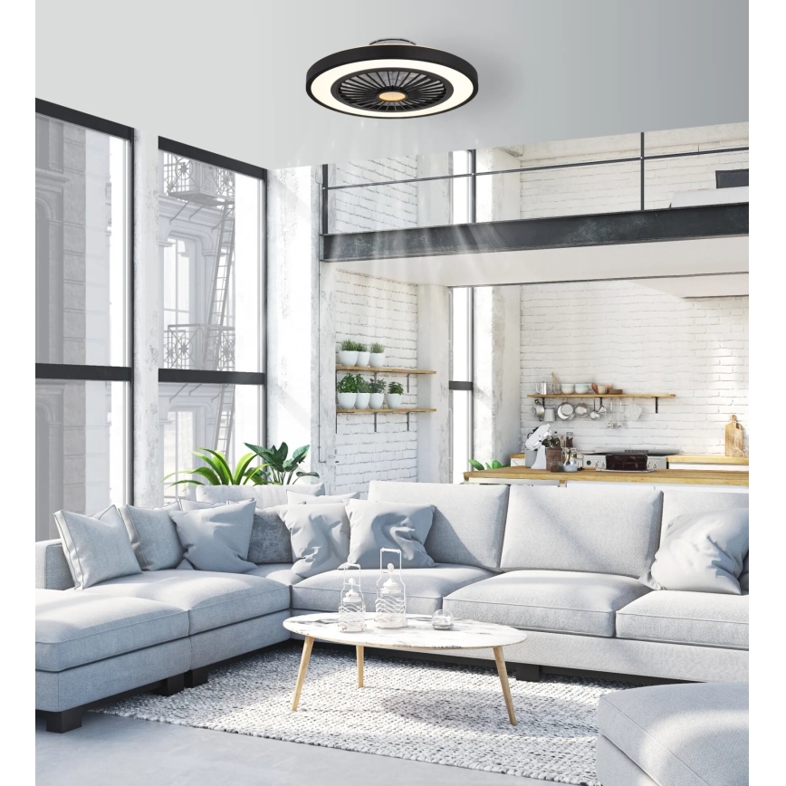 Globo - LED Zatemnitveni stropni ventilator LED/45W/230V 3000-6500K + Daljinski upravljalnik
