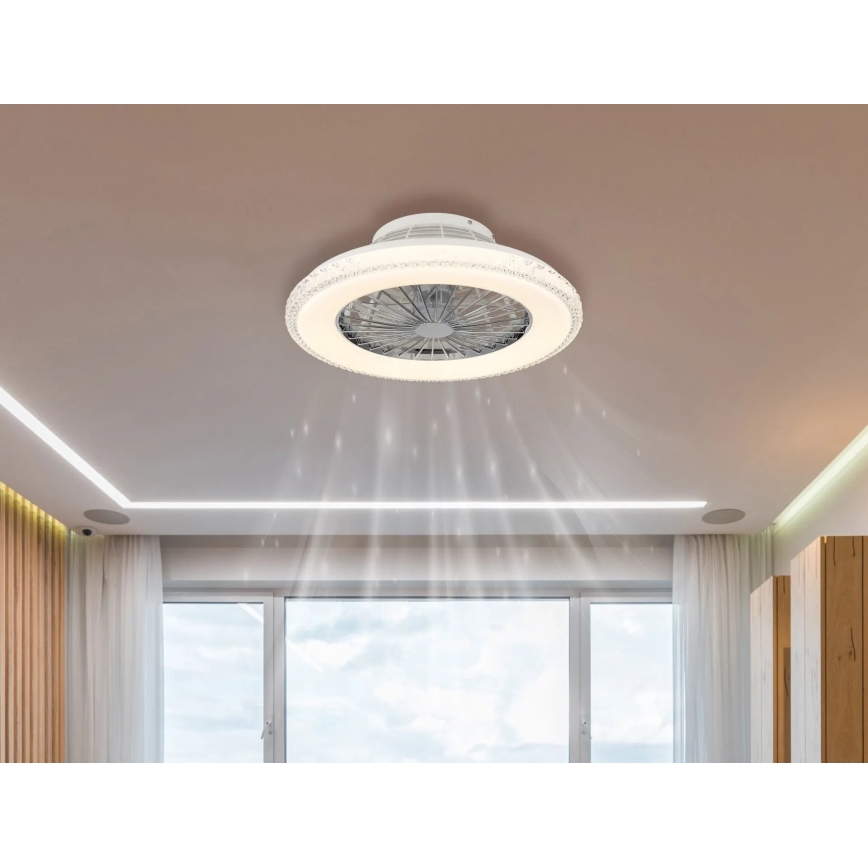 Globo - LED Zatemnitveni stropni ventilator LED/40W/230V 3000-6500K + Daljinski upravljalnik