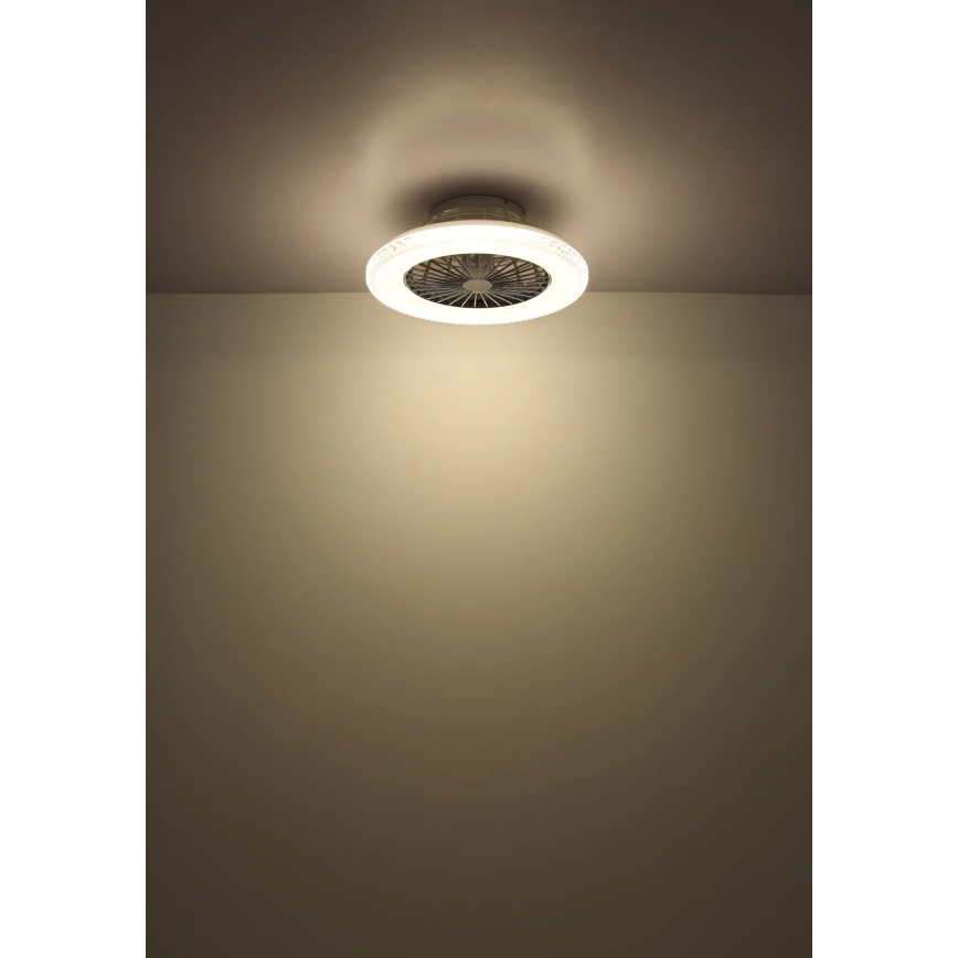 Globo - LED Zatemnitveni stropni ventilator LED/40W/230V 3000-6500K + Daljinski upravljalnik