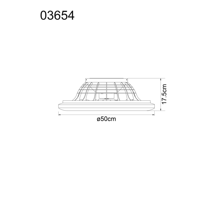 Globo - LED Zatemnitveni stropni ventilator LED/40W/230V 3000-6500K + Daljinski upravljalnik
