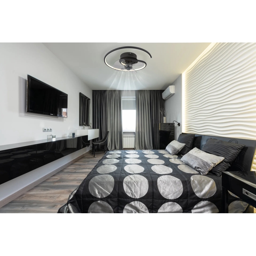 Globo - LED Zatemnitveni stropni ventilator LED/30W/230V 2700-6500K + Daljinski upravljalnik