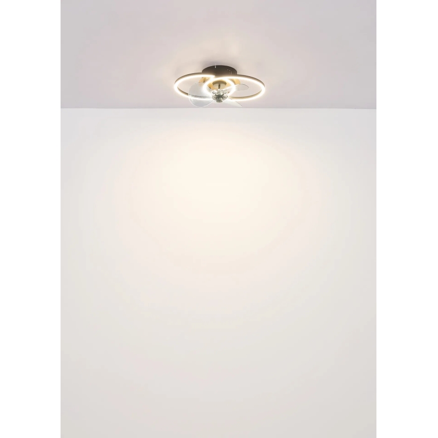 Globo - LED Zatemnitveni stropni ventilator LED/24W/230V 2700-6500K + Daljinski upravljalnik
