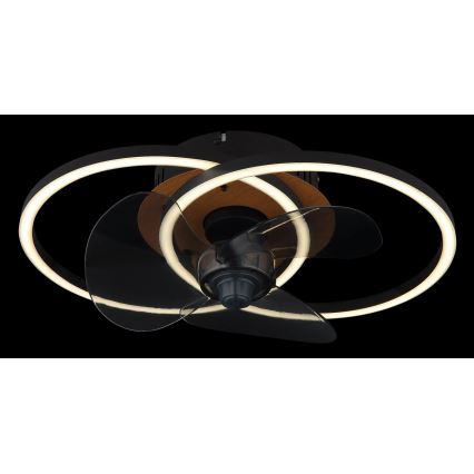 Globo - LED Zatemnitveni stropni ventilator LED/24W/230V 2700-6500K + Daljinski upravljalnik