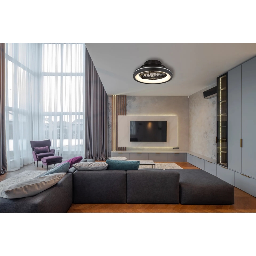 Globo - LED RGB Zatemnitven stropna ventilator LED/40W/230V 2700-6500K + Daljinski upravljalnik