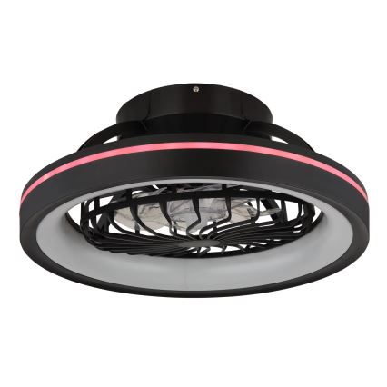 Globo - LED RGB Zatemnitven stropna ventilator LED/40W/230V 2700-6500K + Daljinski upravljalnik