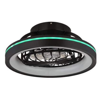 Globo - LED RGB Zatemnitven stropna ventilator LED/40W/230V 2700-6500K + Daljinski upravljalnik