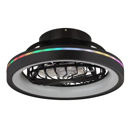 Globo - LED RGB Zatemnitven stropna ventilator LED/40W/230V 2700-6500K + Daljinski upravljalnik