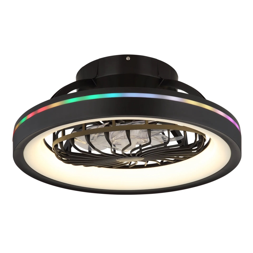 Globo - LED RGB Zatemnitven stropna ventilator LED/40W/230V 2700-6500K + Daljinski upravljalnik