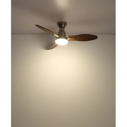 Globo - LED Zatemnitveni stropni ventilator LED/22W/230V 3000/4500/6000K + Daljinski upravljalnik