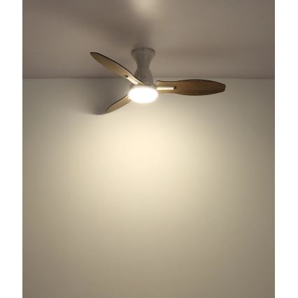 Globo - LED Zatemnitveni stropni ventilator LED/22W/230V 3000/4500/6000K + Daljinski upravljalnik