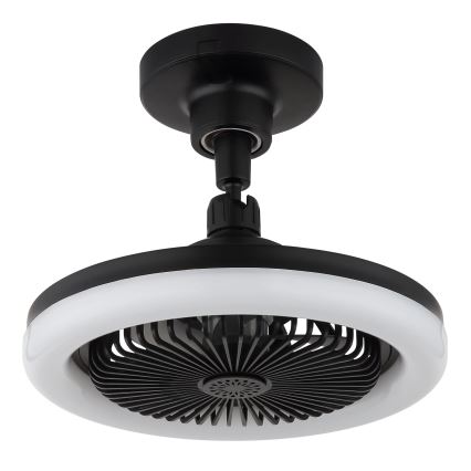 Globo - zatemljiv LED stropni ventilator LED/20W/230V 3000-6500K črna + daljinski upravljalnik