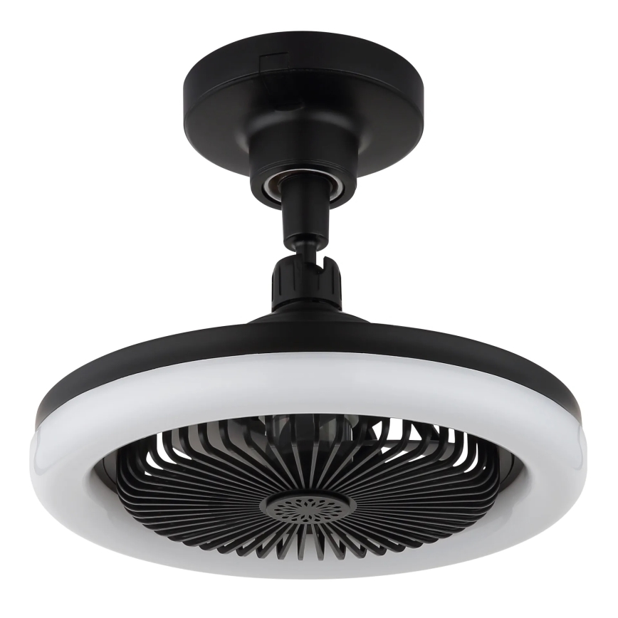 Globo - zatemljiv LED stropni ventilator LED/20W/230V 3000-6500K črna + daljinski upravljalnik
