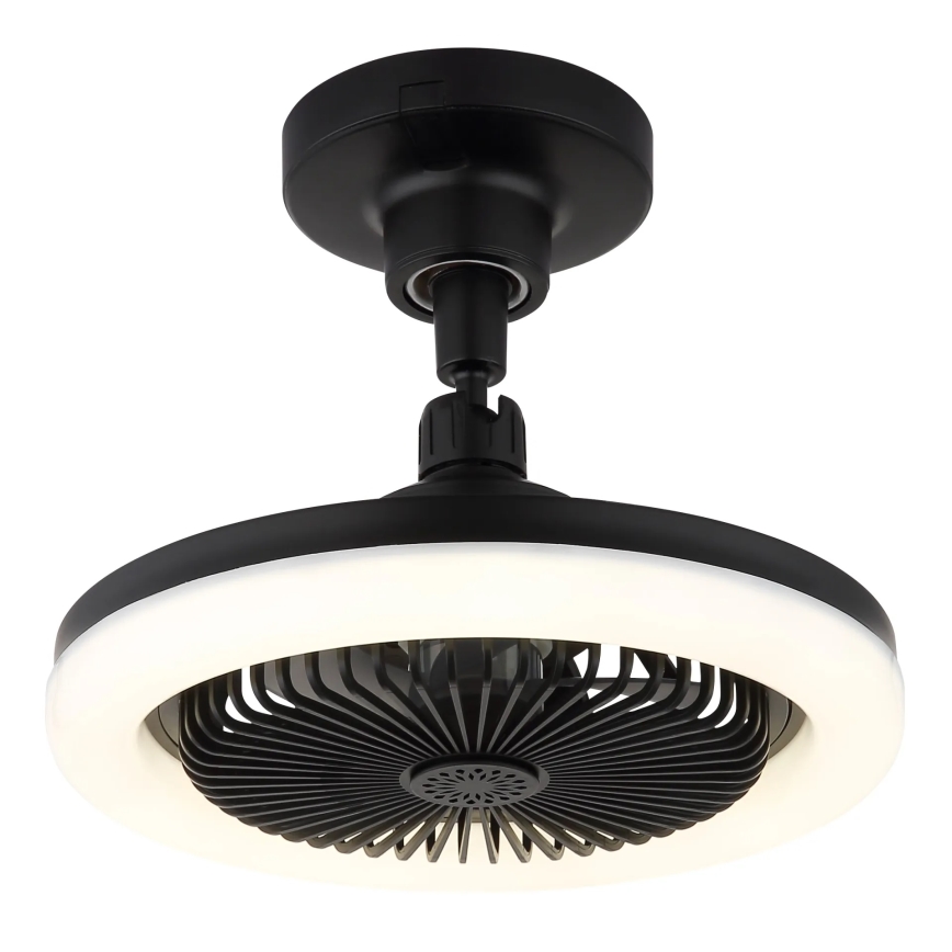 Globo - zatemljiv LED stropni ventilator LED/20W/230V 3000-6500K črna + daljinski upravljalnik