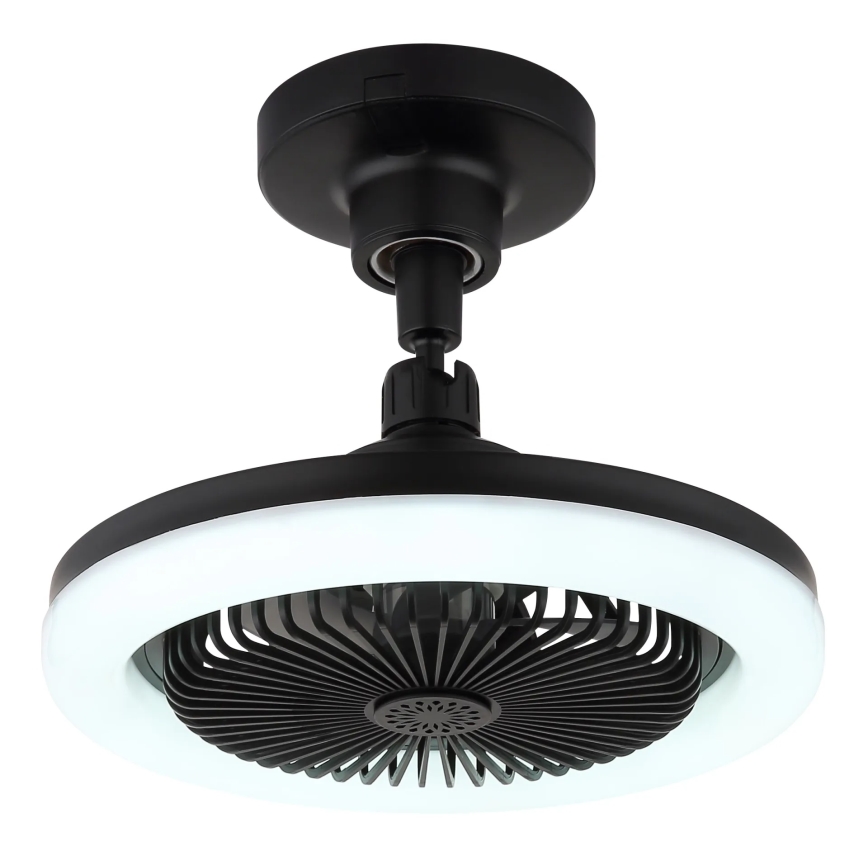 Globo - zatemljiv LED stropni ventilator LED/20W/230V 3000-6500K črna + daljinski upravljalnik
