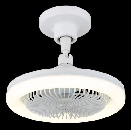 Globo - Zatemljiv LED stropni ventilator LED/20W/230V 3000-6500K bel + daljinski upravljalnik