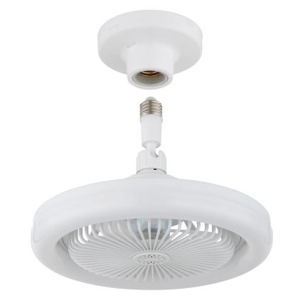 Globo - Zatemljiv LED stropni ventilator LED/20W/230V 3000-6500K bel + daljinski upravljalnik