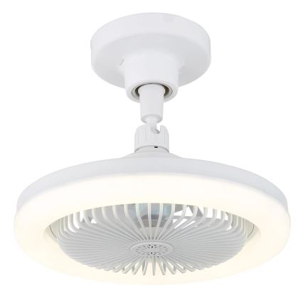 Globo - Zatemljiv LED stropni ventilator LED/20W/230V 3000-6500K bel + daljinski upravljalnik