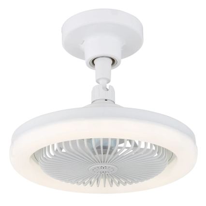 Globo - Zatemljiv LED stropni ventilator LED/20W/230V 3000-6500K bel + daljinski upravljalnik