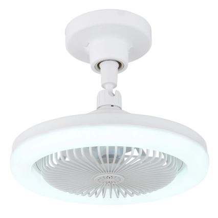 Globo - Zatemljiv LED stropni ventilator LED/20W/230V 3000-6500K bel + daljinski upravljalnik