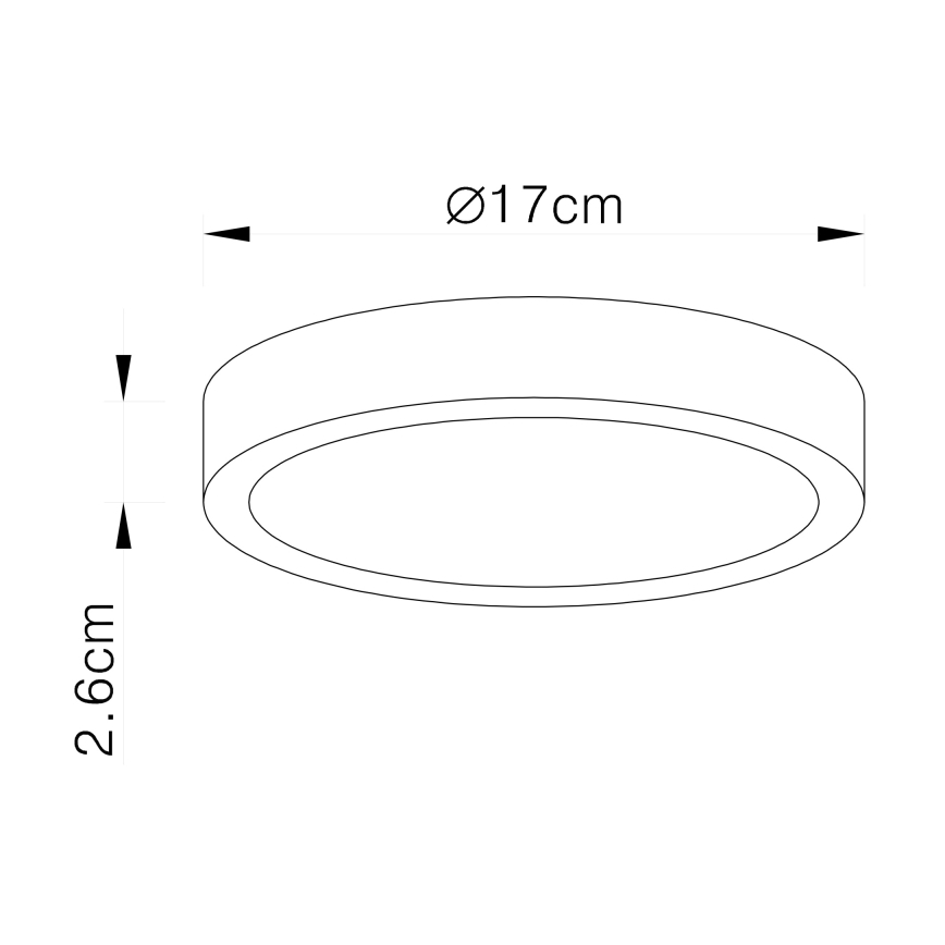 Globo - LED Zatemnitvena stropna svetilka LED/22W/230V