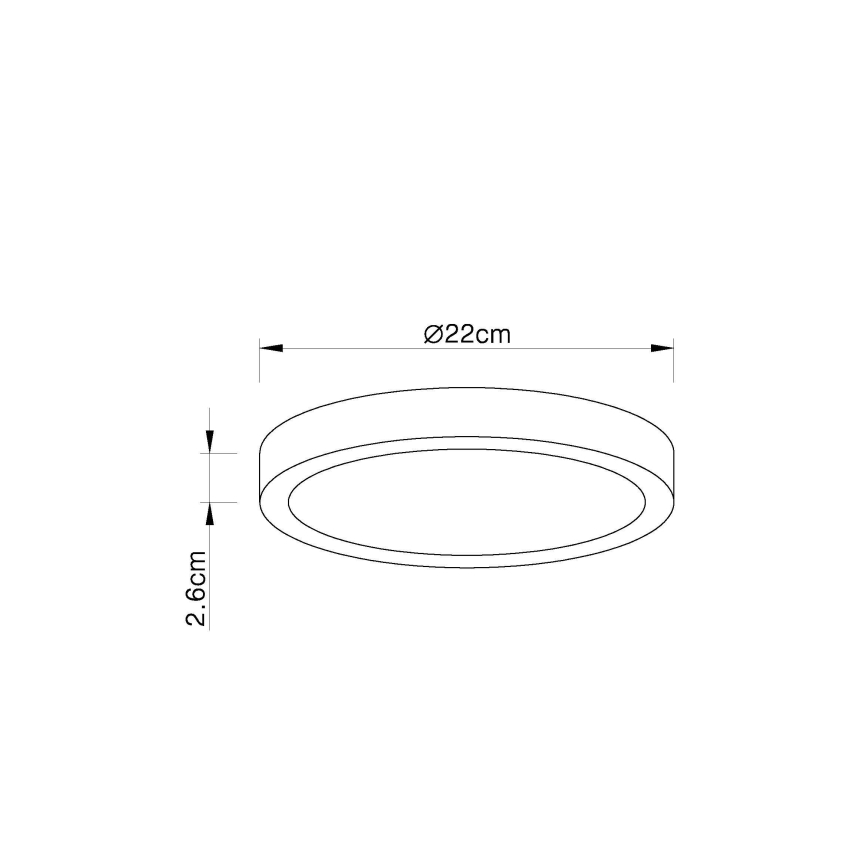 Globo - LED Zatemnitvena stropna svetilka LED/28W/230V