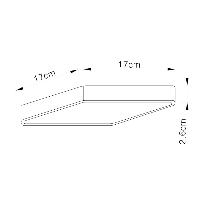Globo 12367-22 - LED Stropna svetilka VITOS LED/22W/230V
