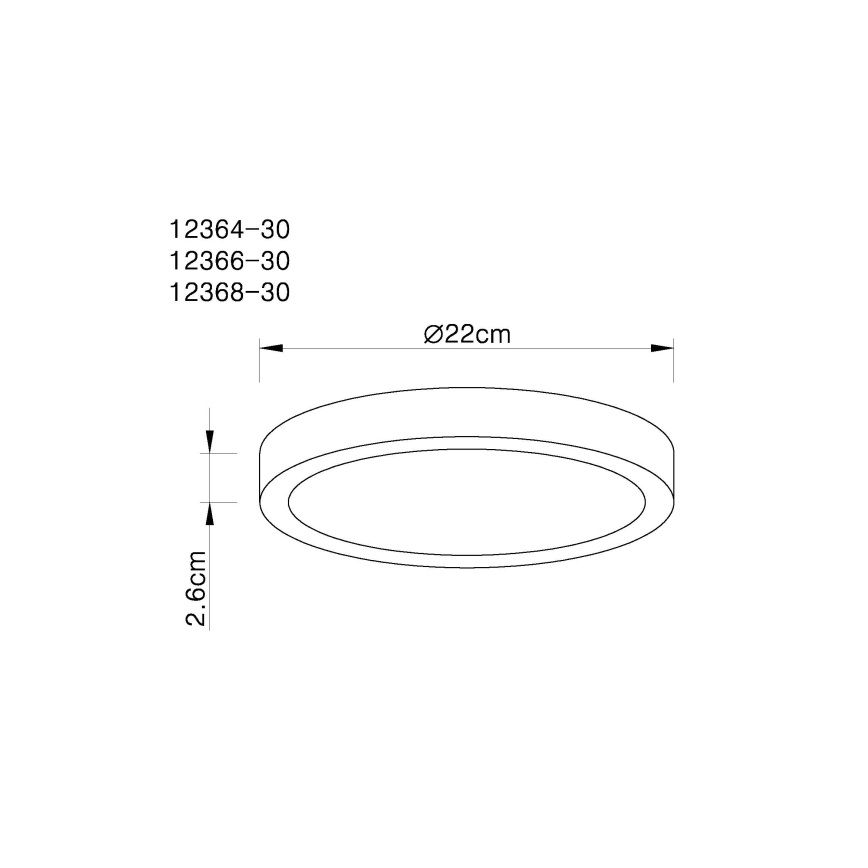 Globo - LED Zatemnitvena stropna svetilka LED/28W/230V