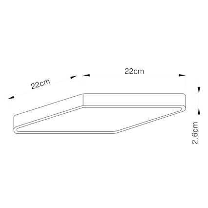 Globo - LED Stropna svetilka LED/28W/230V