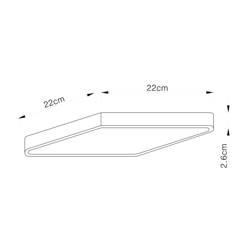 Globo - LED Stropna svetilka LED/28W/230V
