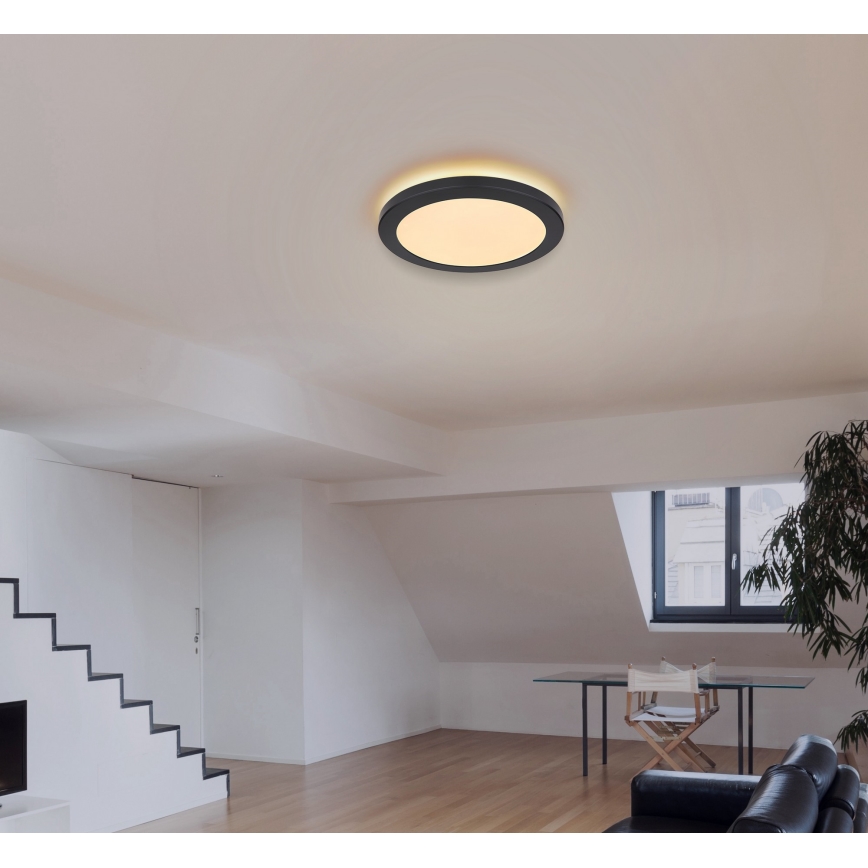 Globo - LED Stropna svetilka LED/24W/230V 3000/4000/6500K črna