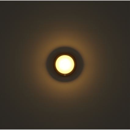 Globo - LED polnilna stenska svetilka na dotik LED/1,2W/3,7V premera 15 cm 1800 mAh črna