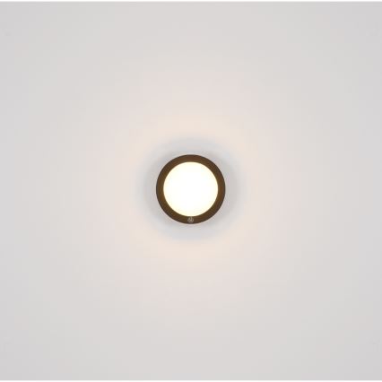 Globo - LED polnilna stenska svetilka na dotik LED/1,2W/3,7V premera 15 cm 1800 mAh črna