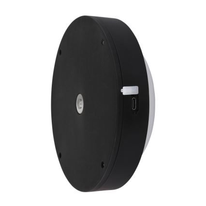Globo - LED polnilna stenska svetilka na dotik LED/1,2W/3,7V premera 15 cm 1800 mAh črna