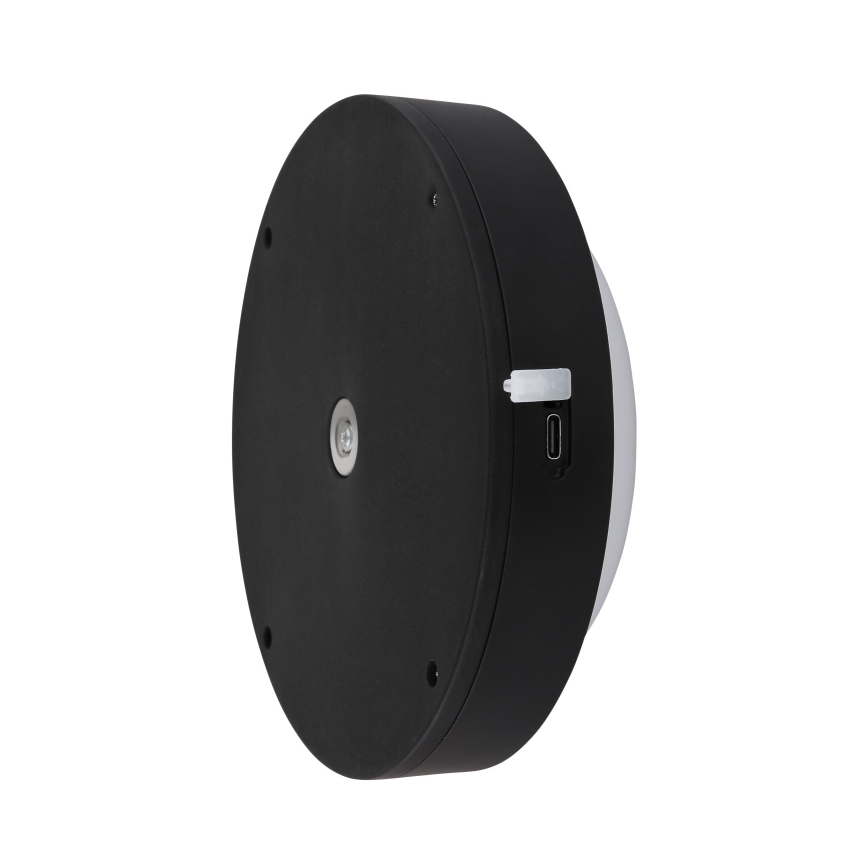 Globo - LED polnilna stenska svetilka na dotik LED/1,2W/3,7V premera 15 cm 1800 mAh črna