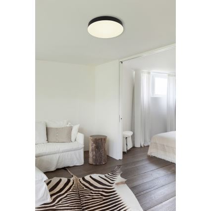 Globo - LED Stropna svetilka LED/24W/230V 3000K/4000K/6500K pr. 30 cm črna