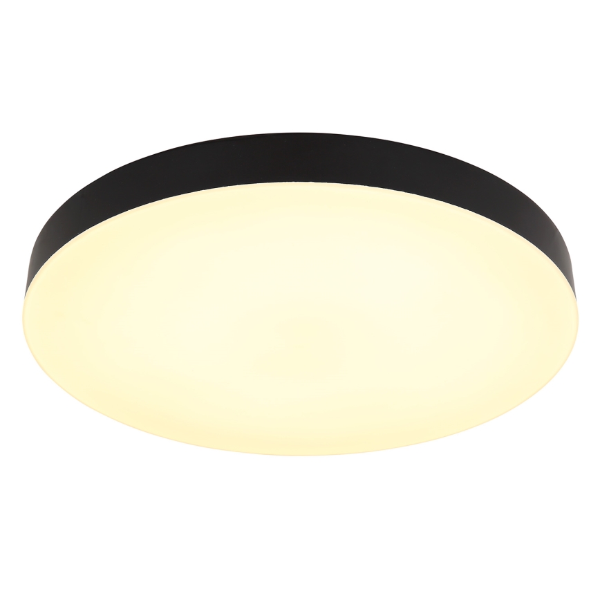 Globo - LED Stropna svetilka LED/36W/230V 3000K/4000K/6500K pr. 40 cm črna
