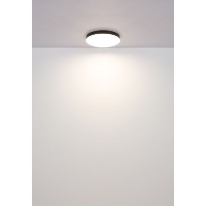 Globo - LED Stropna svetilka LED/50W/230V 3000K/4000K/6500K pr. 50 cm črna