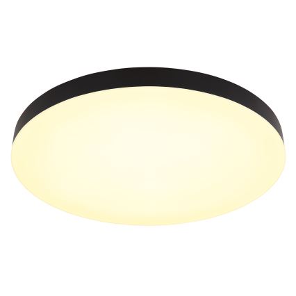 Globo - LED Stropna svetilka LED/50W/230V 3000K/4000K/6500K pr. 50 cm črna