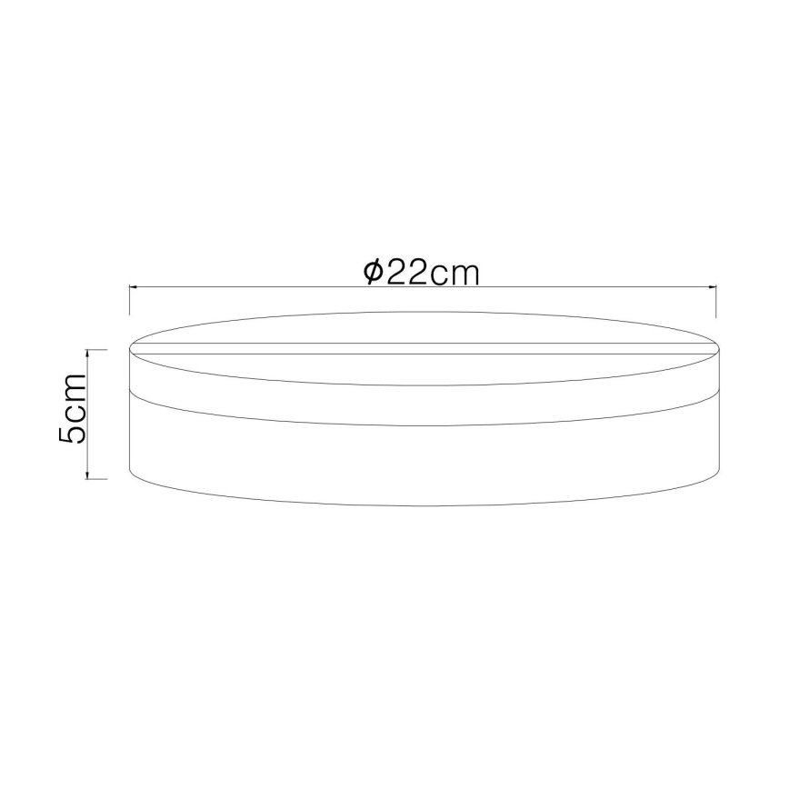 Globo - LED Stropna svetilka LED/12W/230V 4000K pr. 22 cm bela