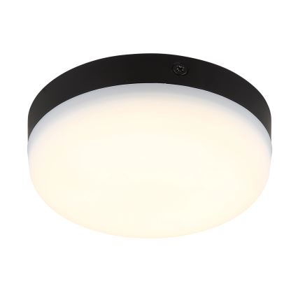 Globo - LED Stropna svetilka LED/8W/230V 4000K pr. 12 cm črna