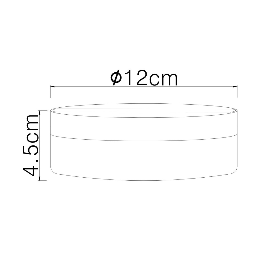 Globo - LED Stropna svetilka LED/8W/230V 4000K pr. 12 cm bela